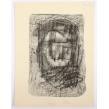 ALTENBOURG, Gerhard, "Erscheinung", Original-Lithografie, 33 x 22,5, betitelt, handsigniert und dat