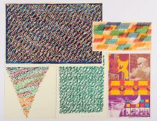 DORAZIO, Piero, sieben Grafiken, Original-Farblithografien, jeweils handsigniert, darunter eine Gra