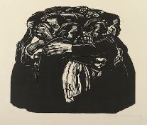 KOLLWITZ, Käthe, "Die Mütter", Original-Holzschnitt, 34 x 40 (47,5 x 66), nummeriert 5/100, handsig