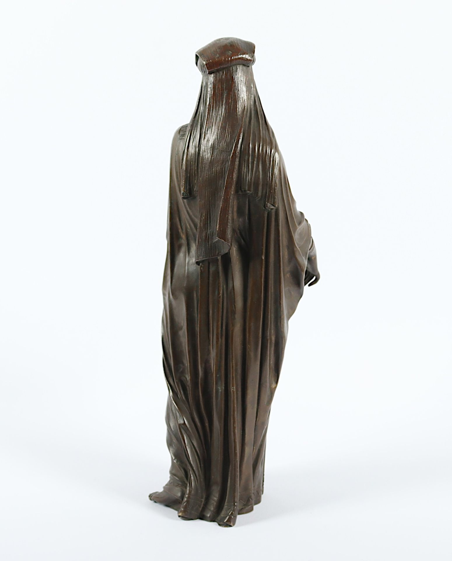 CARRIER-BELLEUSE, Albert-Erneste, wohl, "Stehende Frau", Bronze, H 32  - Bild 3 aus 3