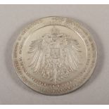 MEDAILLE ZUM BESUCH KAISER WILHELMS II. 1917 IN KONSTANTINOPEL, Silber