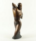 BEÖTHY, Etienne (1897-1961), "Torso", Bronze, patiniert, H 75, an der Vorderseite des Fußes Signatu