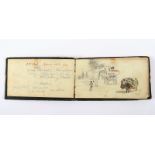 STOCK, Johann Friedrich (1800-1866), "Skizzenbuch Palermo", 14 x 8,5, datiert "1852"