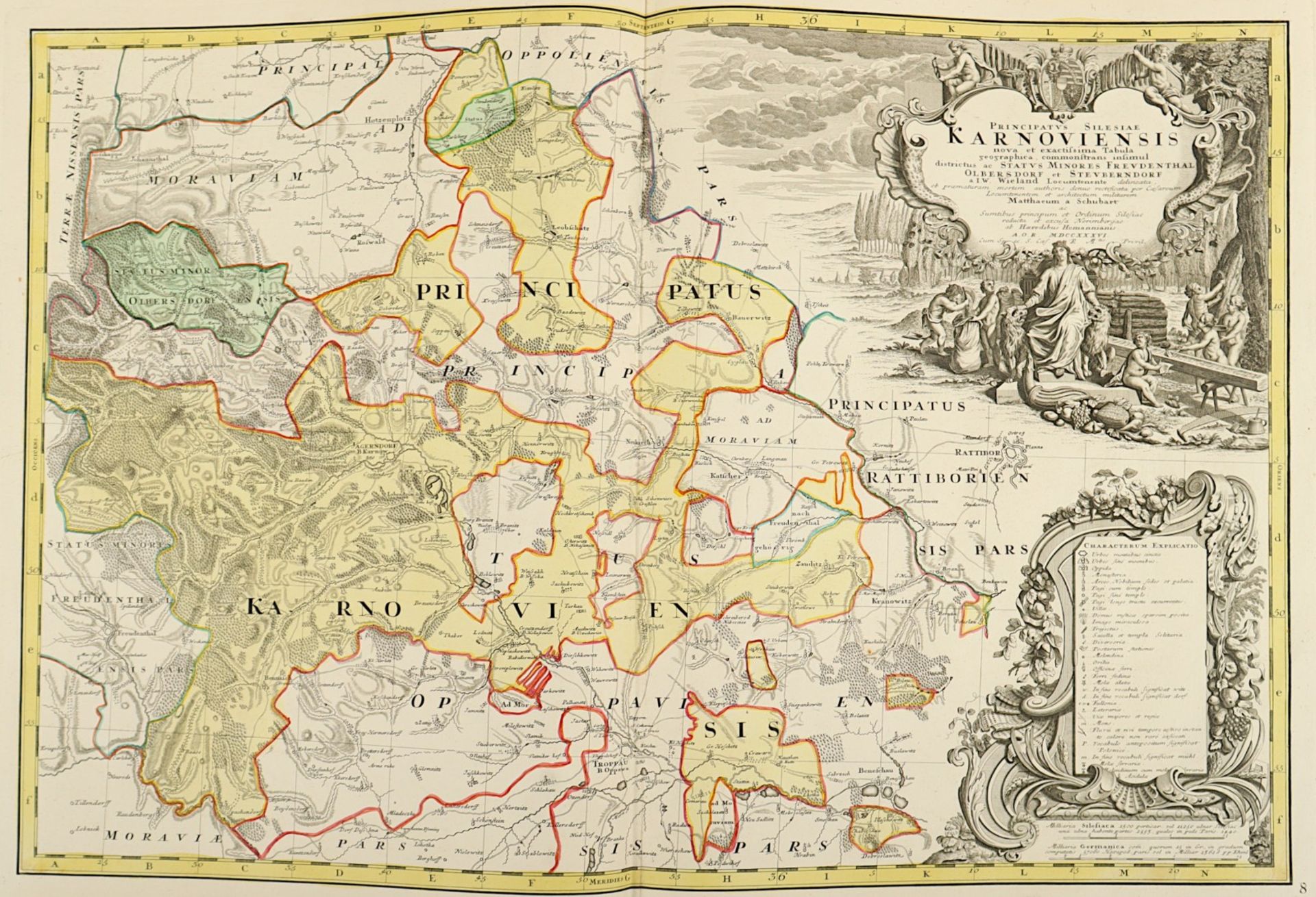 ATLAS HERZOGTUM SCHLESIEN, "Atlas silesiae id est Ducatus Silesiae generaliter quatuor mappis..", F - Image 4 of 9