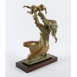 CAPELLINI, Sergio (1942), "Giocondo con mio figlio", Bronze, H 39, auf dem Sockel signiert. 1994, A