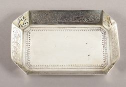 SCHALE, Silber, L 10,3, 54g, CHINA, um 1900 