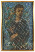 WEITZ, Jakob (1888-1971), "Portrait eines Jungen", Öl/Platte, 84 x 54, unten rechts signiert, R. 