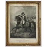 NAPOLEON, "Napoleon le Grand", Lithografie, 45 x 37, 1.H.19.Jh., besch., R.