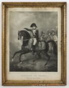 NAPOLEON, "Napoleon le Grand", Lithografie, 45 x 37, 1.H.19.Jh., besch., R. 