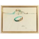 DALI, Salvador, "Essence of time", Original-Farblithographie, 74 x 52,5, nummeriert LXXIII/CXXV, si