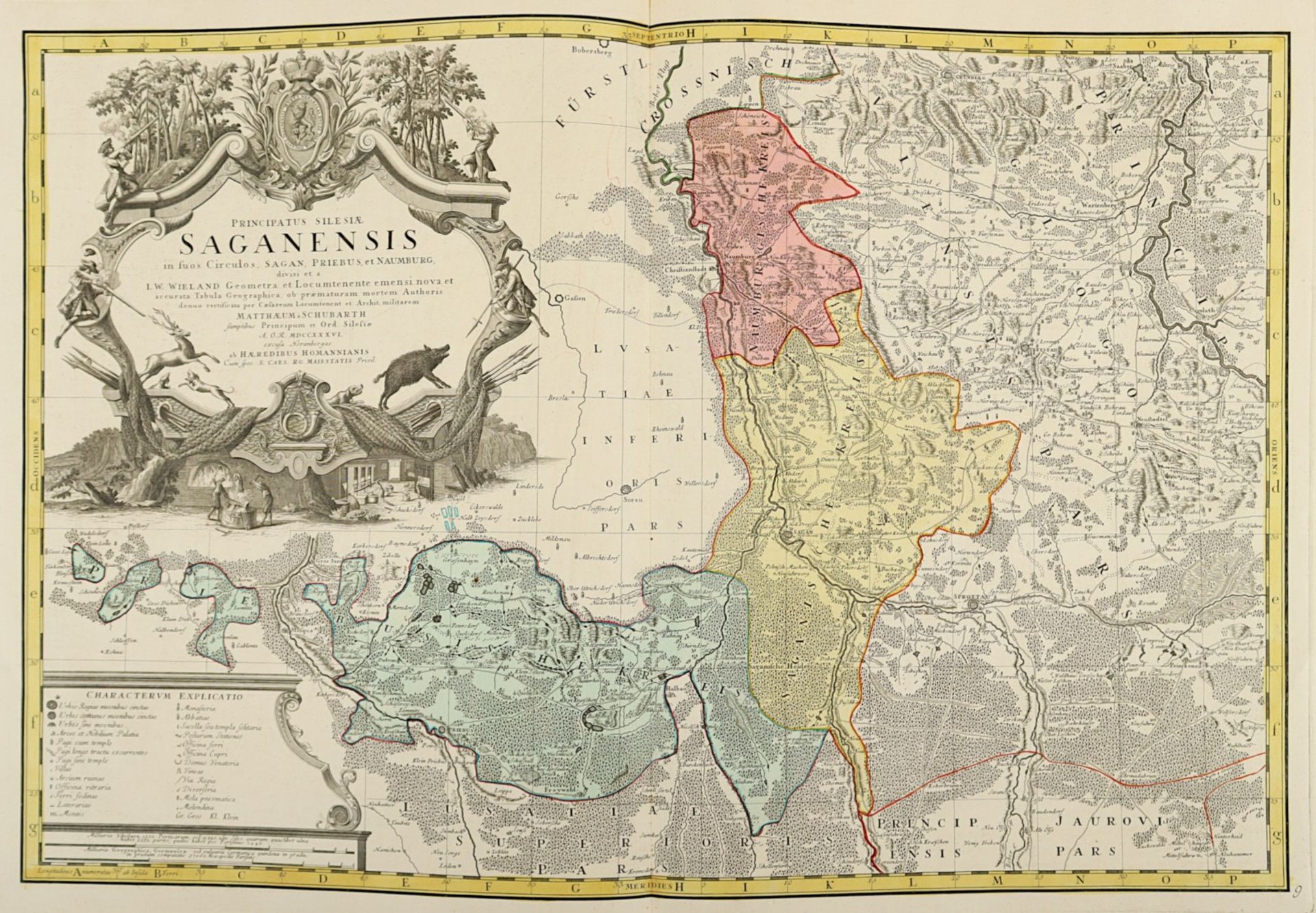 ATLAS HERZOGTUM SCHLESIEN, "Atlas silesiae id est Ducatus Silesiae generaliter quatuor mappis..", F - Image 5 of 9