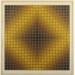 VASARELY, Victor, "Vonal I", Farbserigrafie, 39 x 39,5, nummeriert 101/250, handsigniert, lichtrand