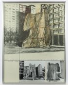 CHRISTO, Javacheff, "Wrapped Sylvette", Project for Washington Square Village, New York, Farbserigr