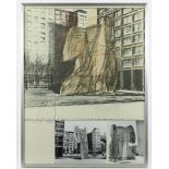 CHRISTO, Javacheff, "Wrapped Sylvette", Project for Washington Square Village, New York, Farbserigr