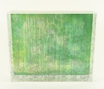 SUZUKI, Masanori (*1976), "Bamboo", Öl/Lwd., Plexiglas, Serigrafie, 52 x 60 x 15