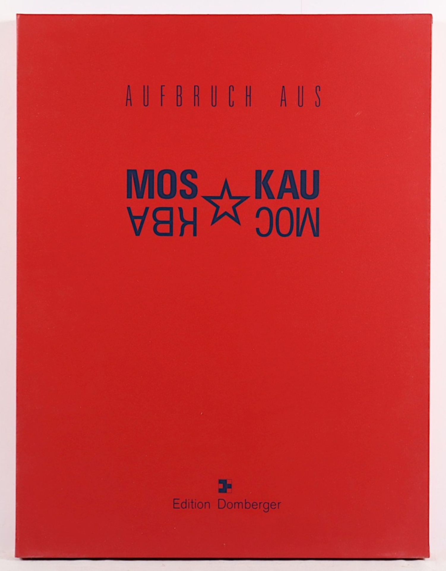 KUNSTMAPPE, "Aufbruch aus Moskau", Edition Domberger, 1990. Portfolio-Kassette 20 Arbeiten - Image 12 of 12