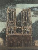 ACKERMANN, Rudolf Werner (1908-1982), "Notre Dame de Paris", Öl/Hartfaser, 90,5 x 70, unten rechts 