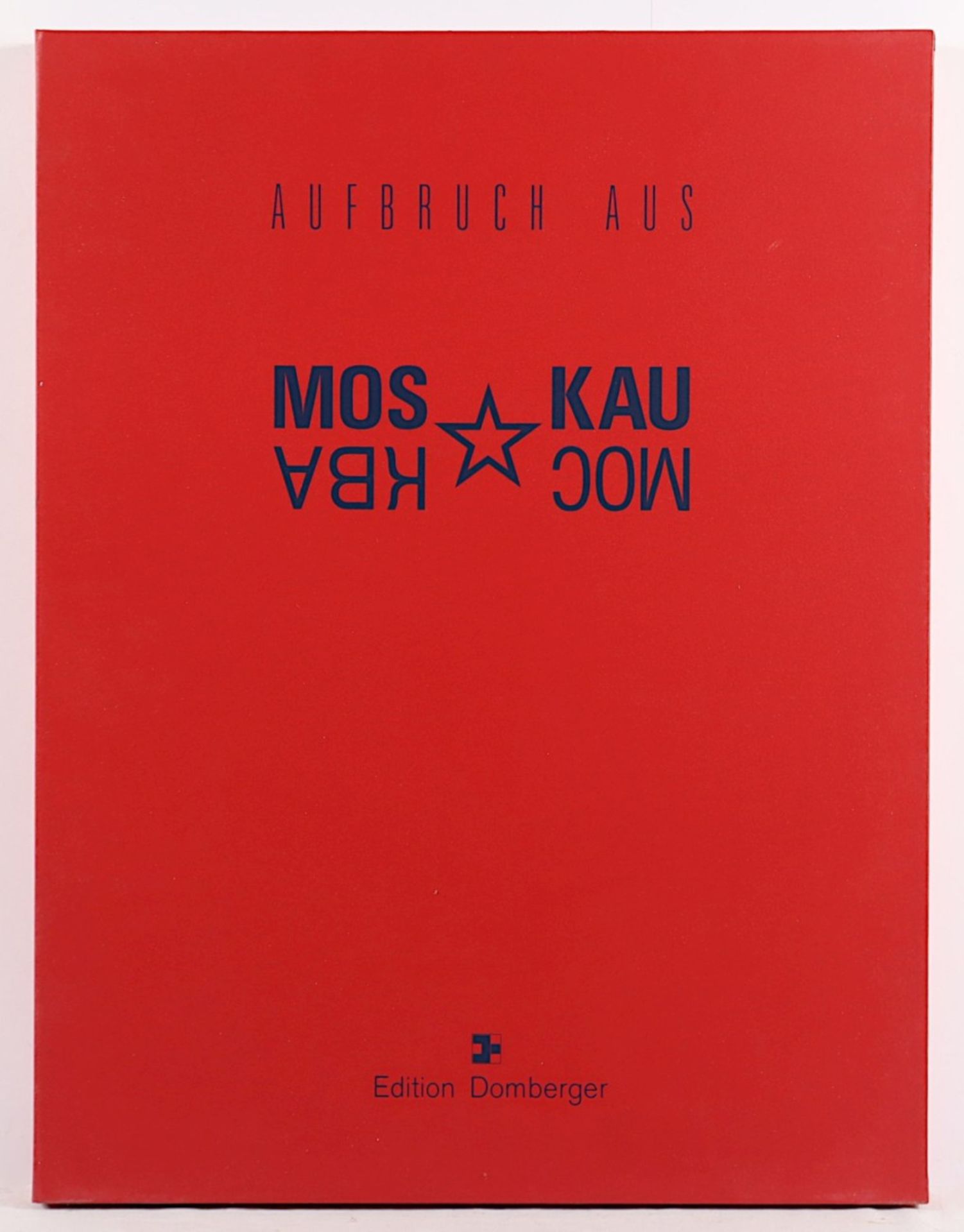 KUNSTMAPPE, "Aufbruch aus Moskau", Edition Domberger, 1990. Portfolio-Kassette 20 Arbeiten - Image 11 of 12