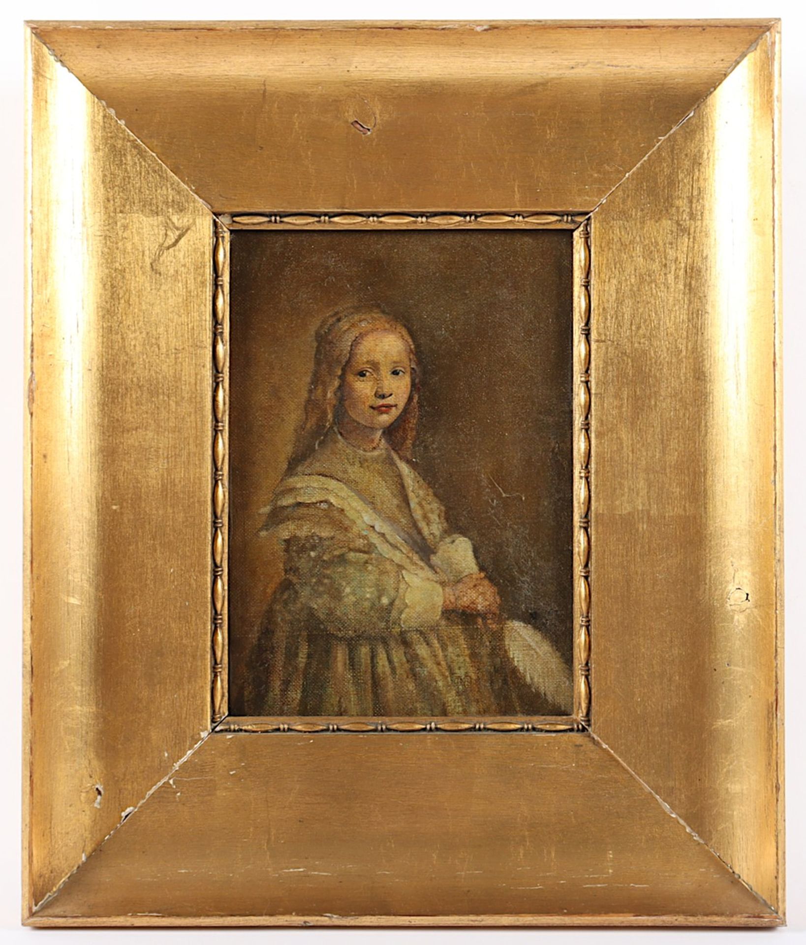 VERSPRONCK, Jan Cornelisz (1600-1662), Kopie des 19.Jh. nach, "Portrait eines Mädchens", Öl/Lwd., 2 - Image 2 of 3
