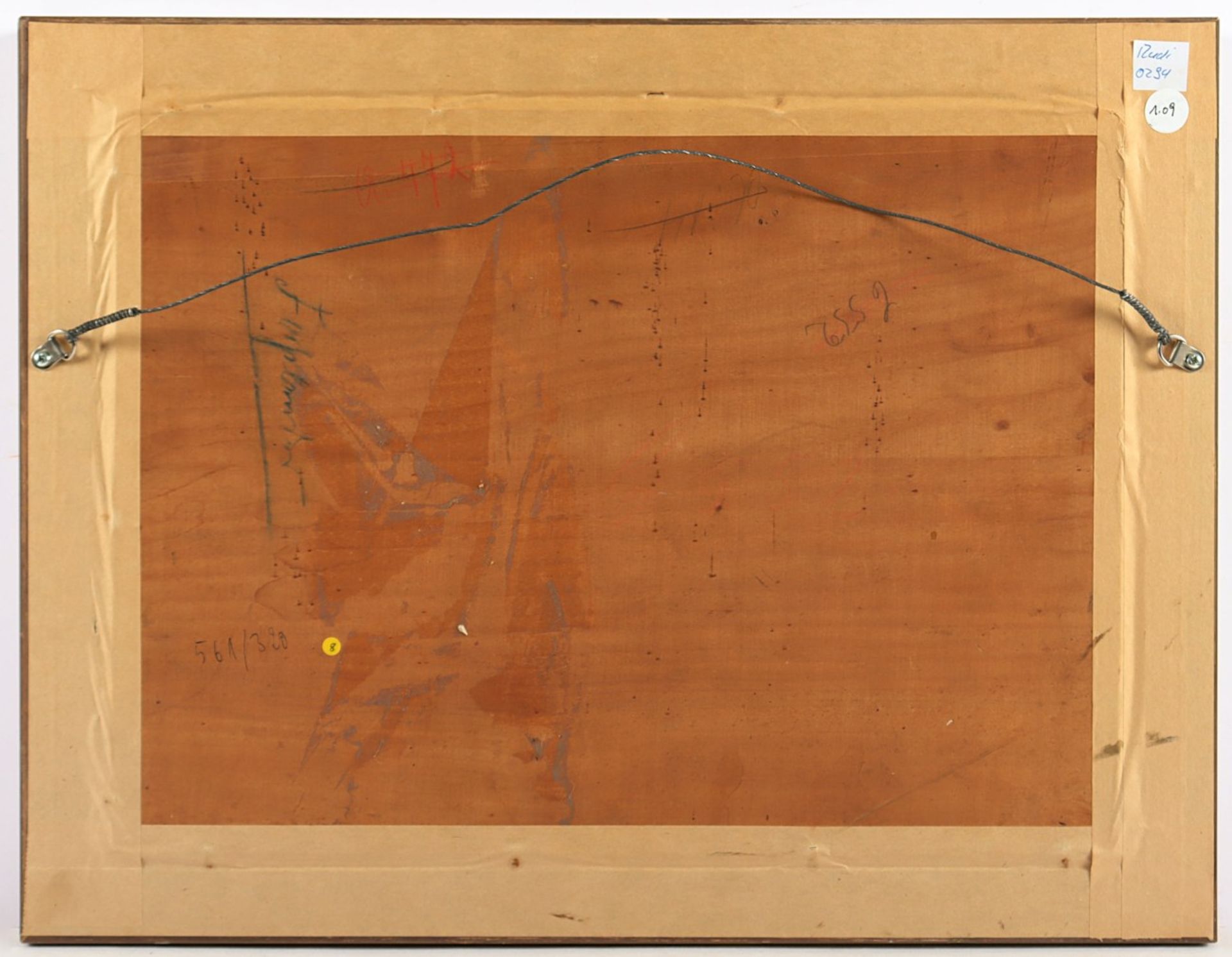 BRAUNS, Paul (Münchner Maler 1.H.20.Jh.), "Gesellige Männerrunde", Öl/Holz, 34 x 46, unten links si - Bild 3 aus 3