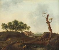 VERELST, Willem (1704-1752), zugeschrieben, "Landschaft mit Figuren", R.