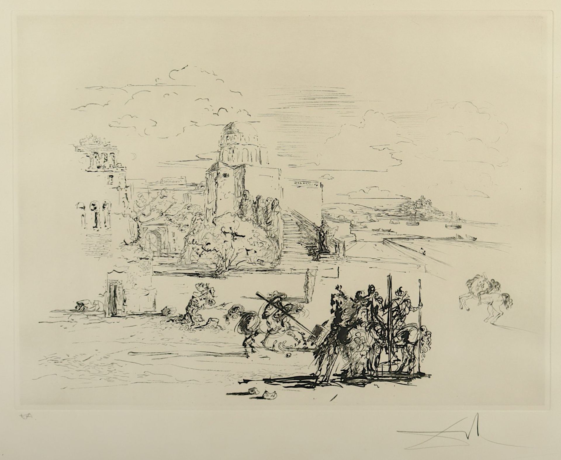 DALI, Salvador, "Rom et Cadaqués", R.