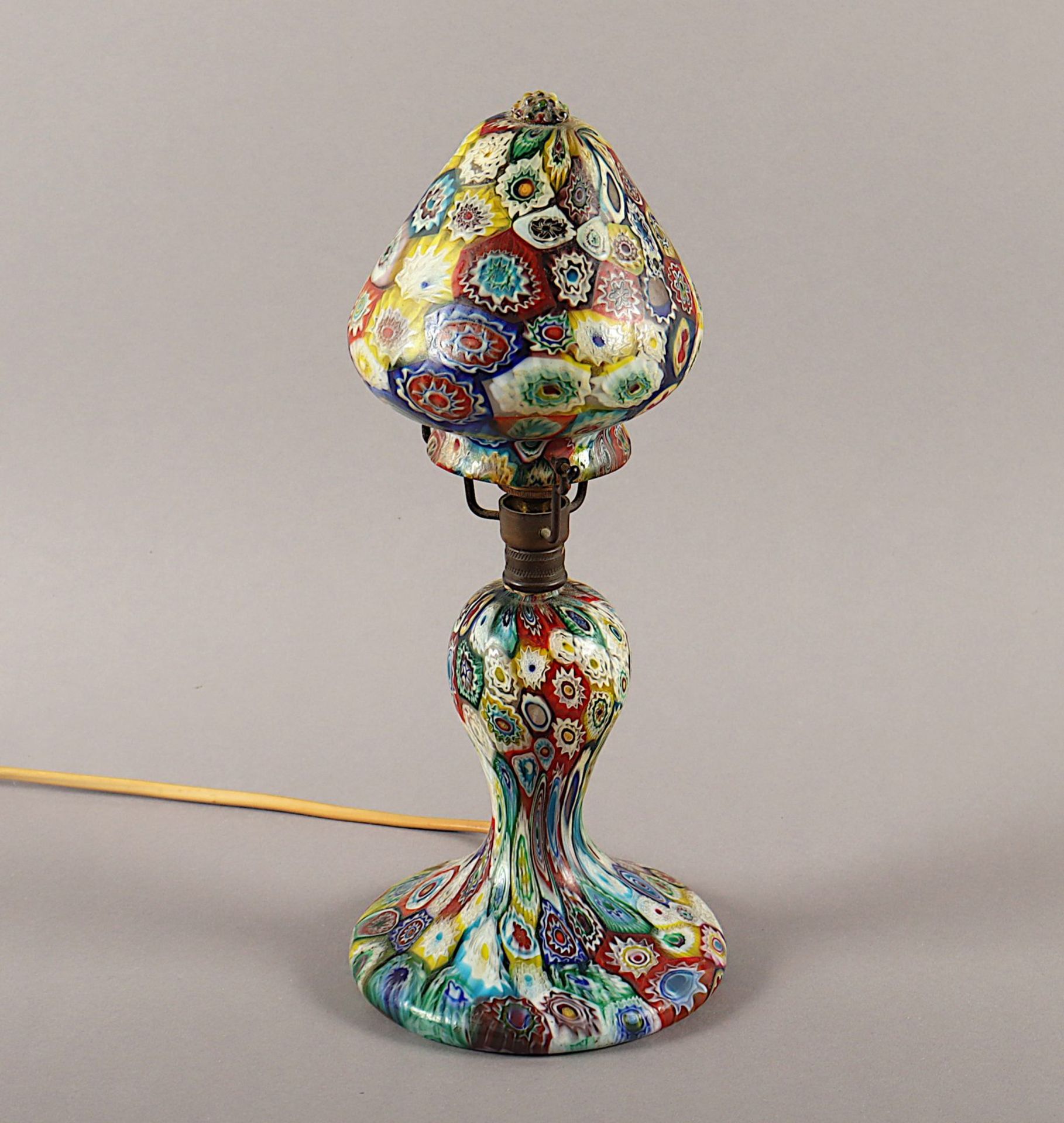 kleine Tischlampe, Murano, um 1900