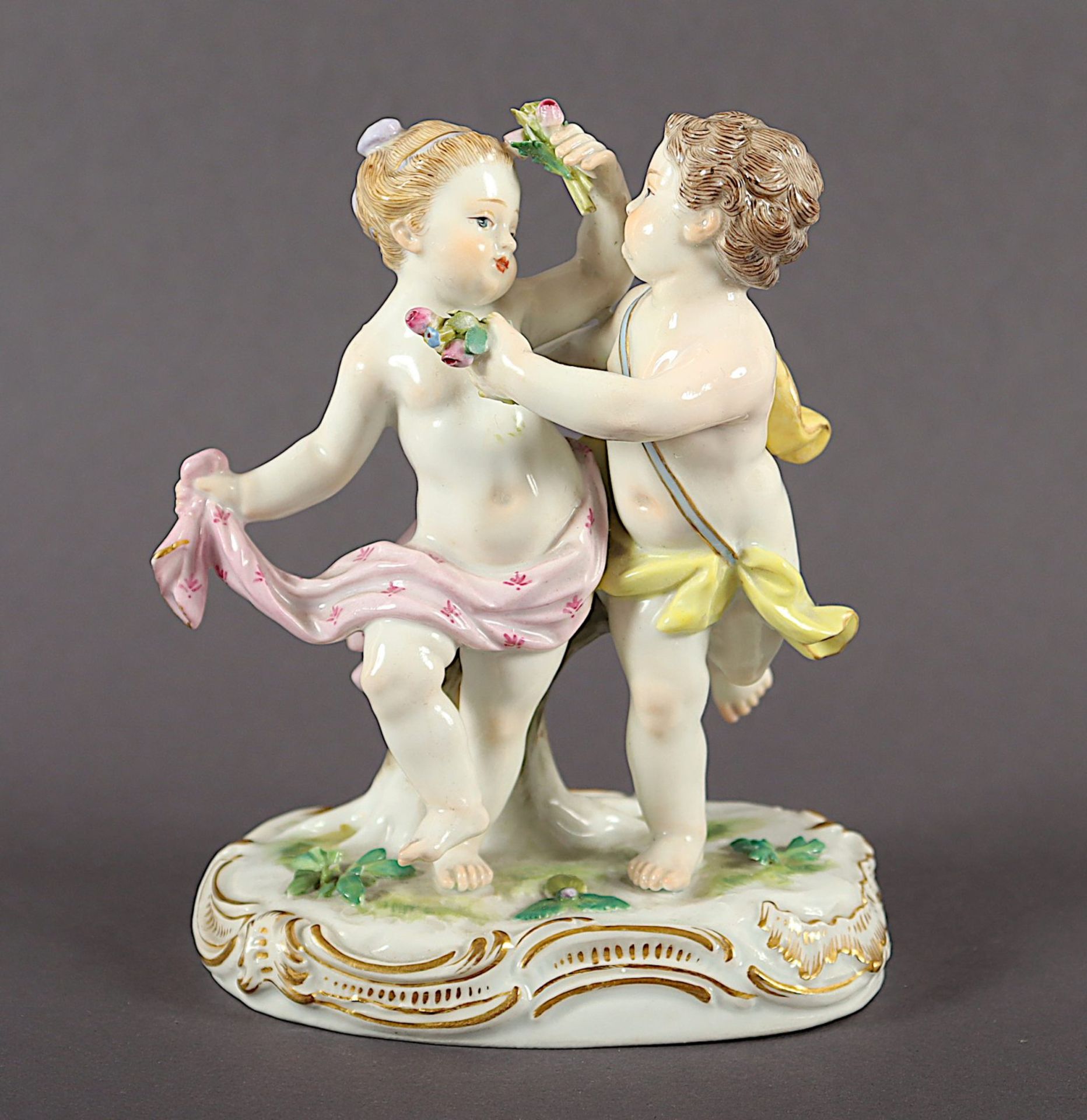 Amorettengruppe, Kaendler, Meissen, E.19.Jh.