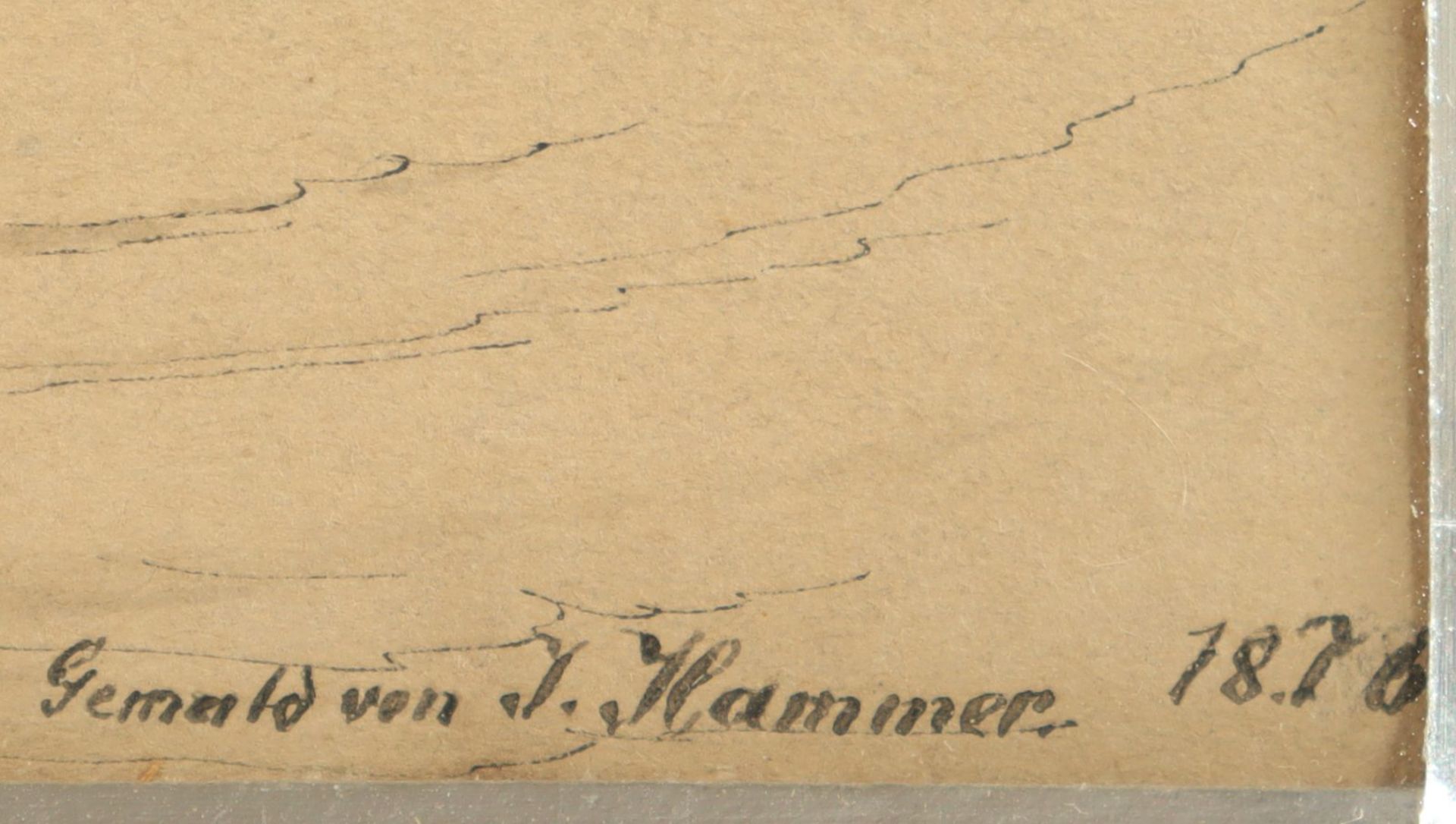 HAMMER, J. (Maler E.19.Jh.), "Drei Ansichten aus Böhmen", R. - Image 9 of 9