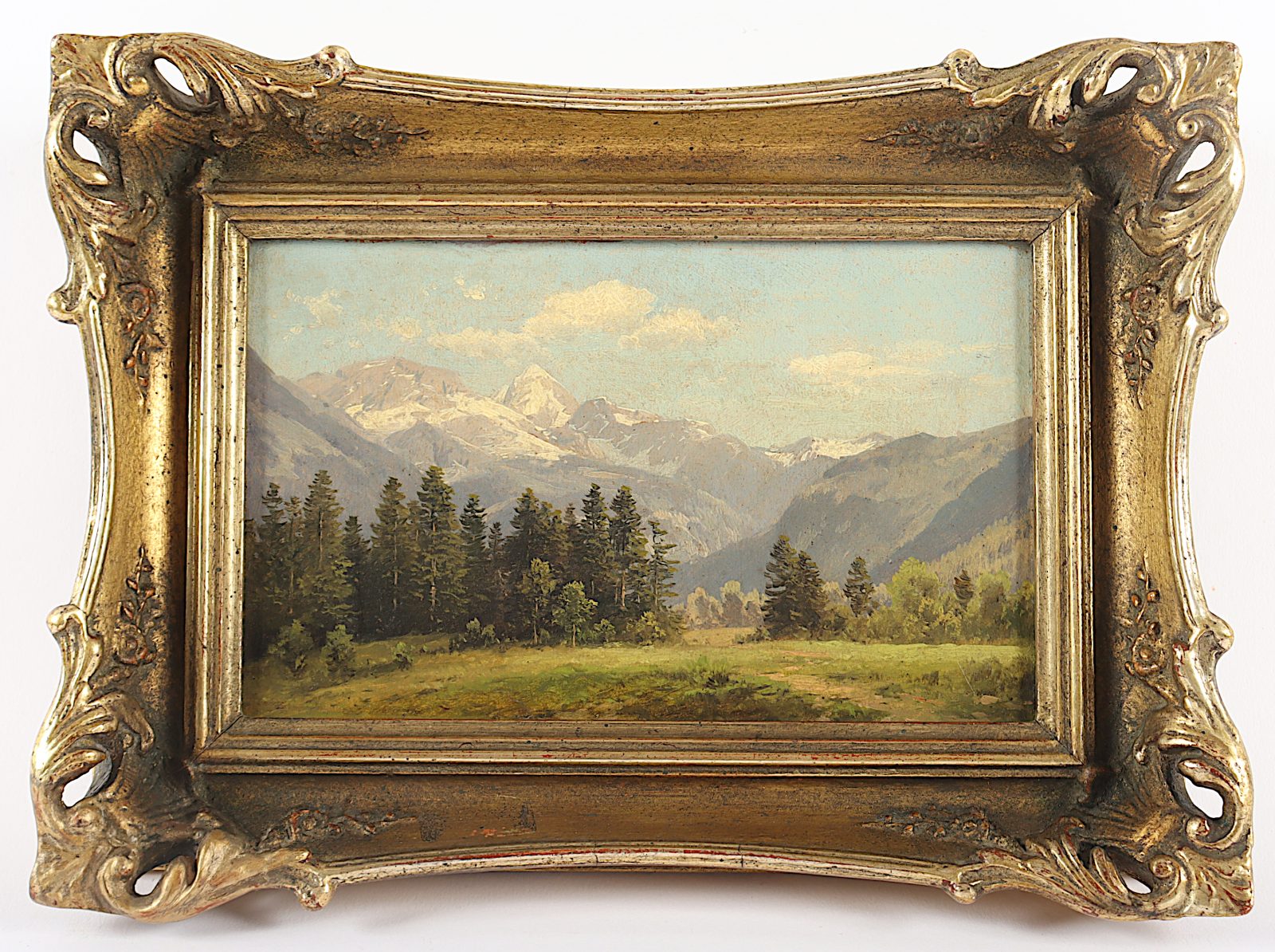 WAAGEN, Adalbert (1833-1898), "Blick auf den Fagstein, Kahlersberg und Gotzentauern", R.