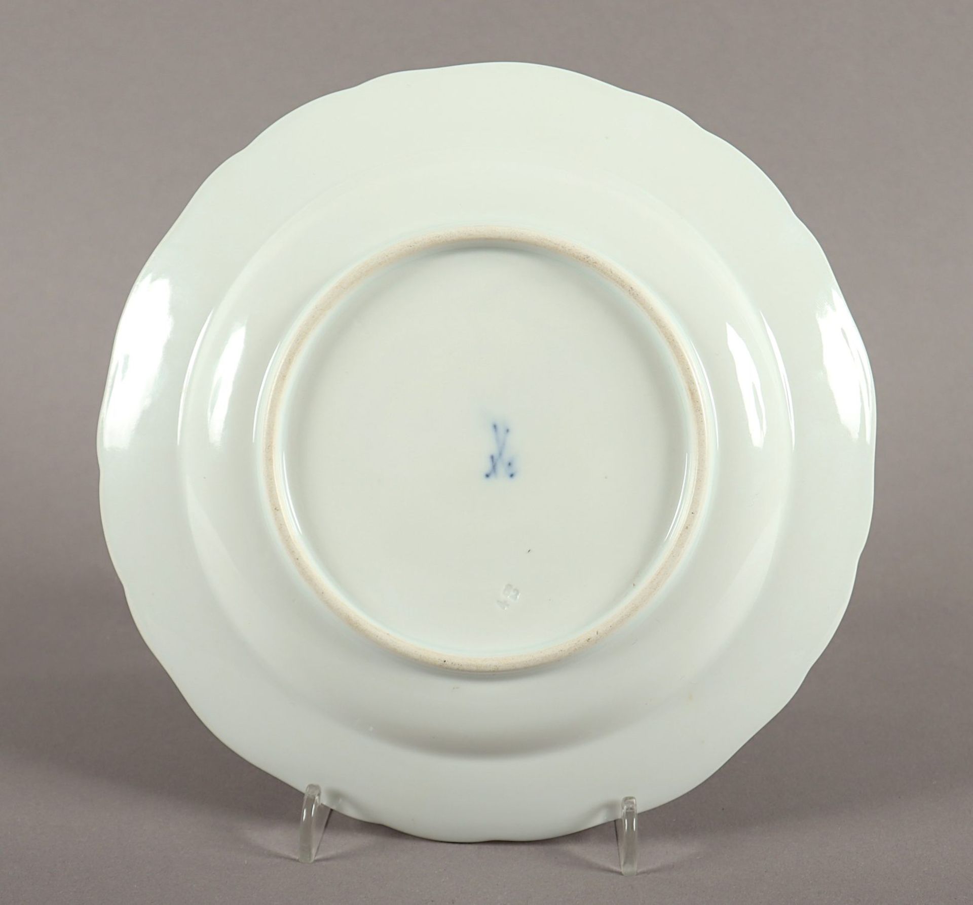 Teller, MEISSEN, E.19.Jh. - Image 2 of 2