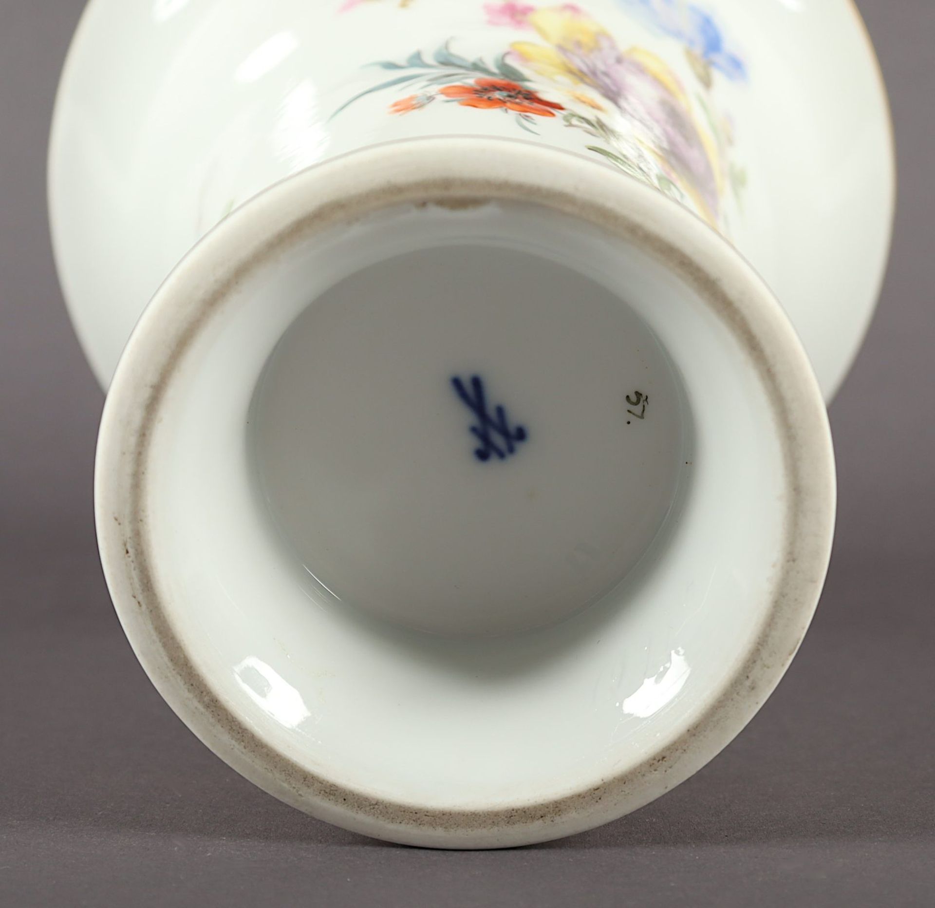 Vase, Meissen, um 1900 - Bild 3 aus 3