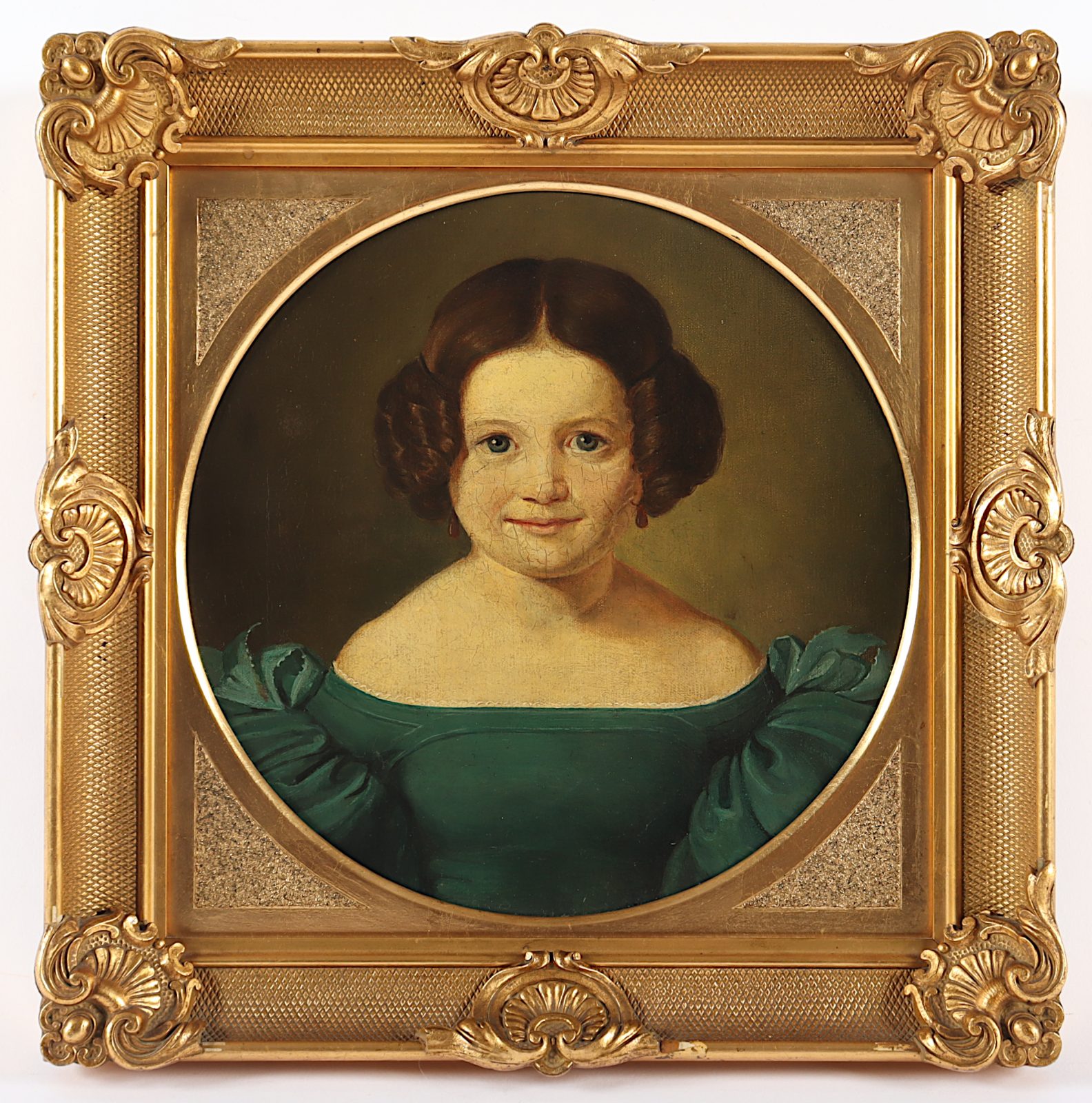 PORTRAITMALER UM 1840, "Bildnis der Johanna Maria Pauline Langenscheidt, geb. Hartmann (*1832)", R.