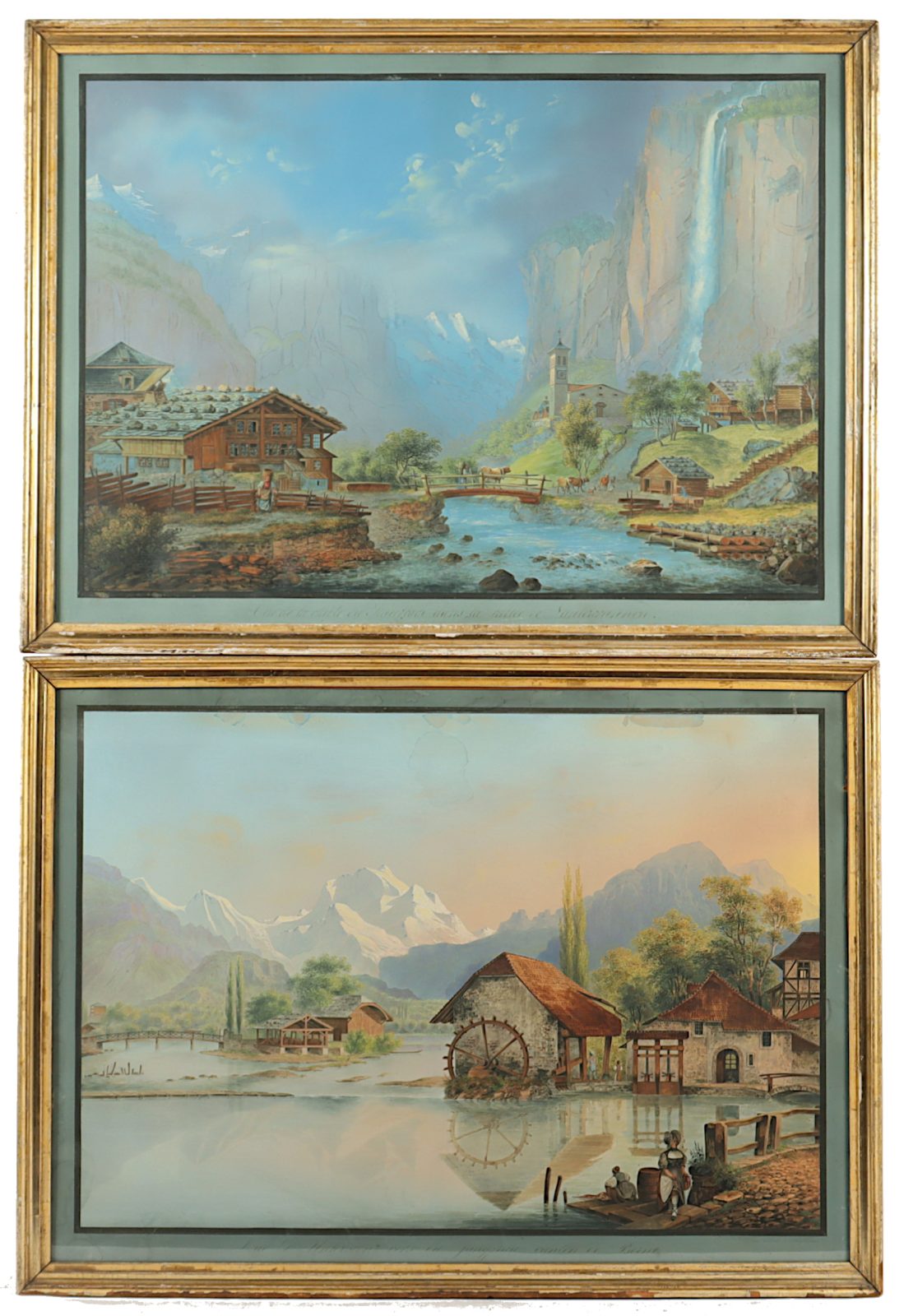 BLEULER, Ludwig (1792-1850), "Paar Ansichten aus den Schweizer Alpen", R.