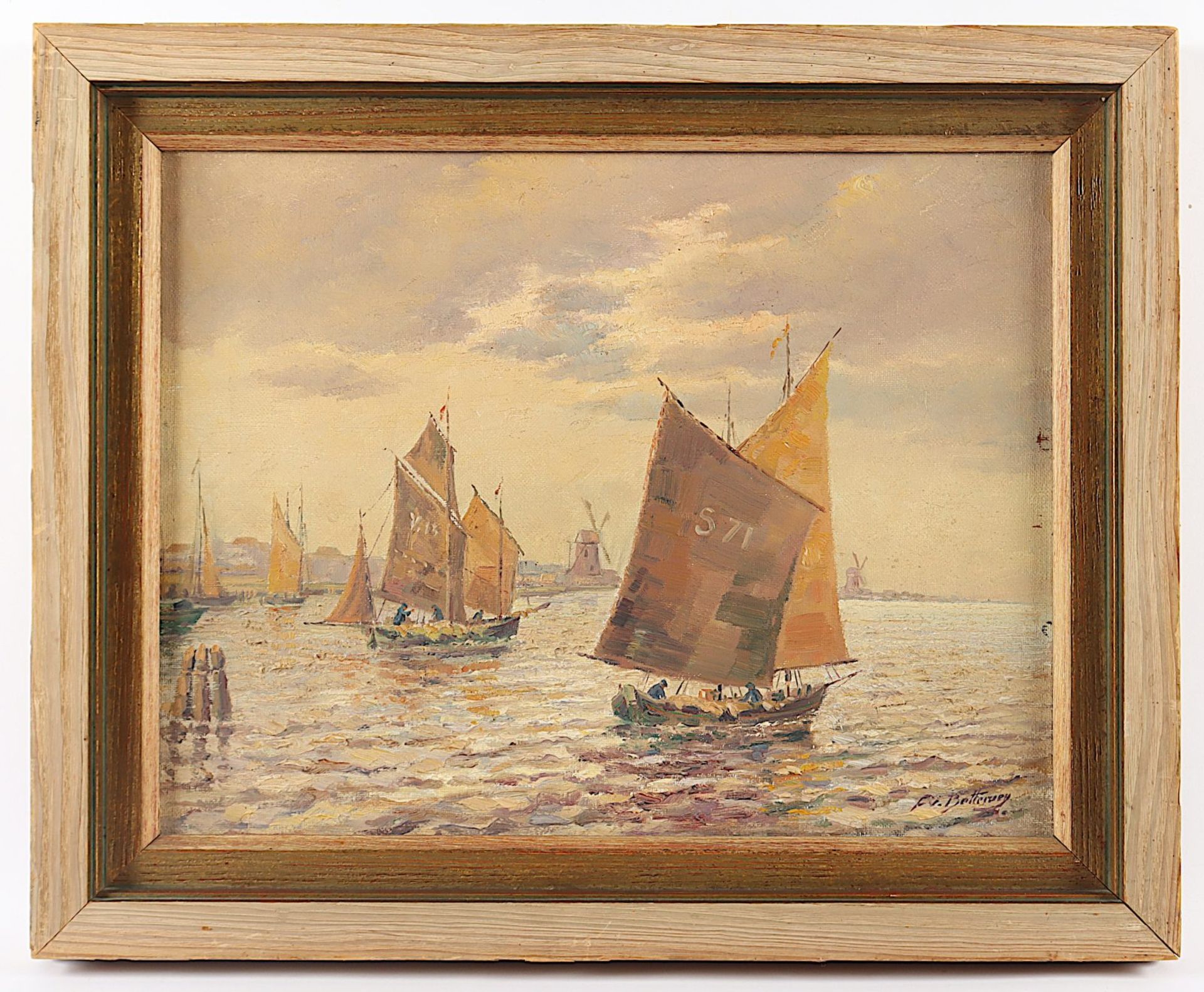 VAN BETTERAEY, Frans (1882-1973), "Am Fischerhafen", R.