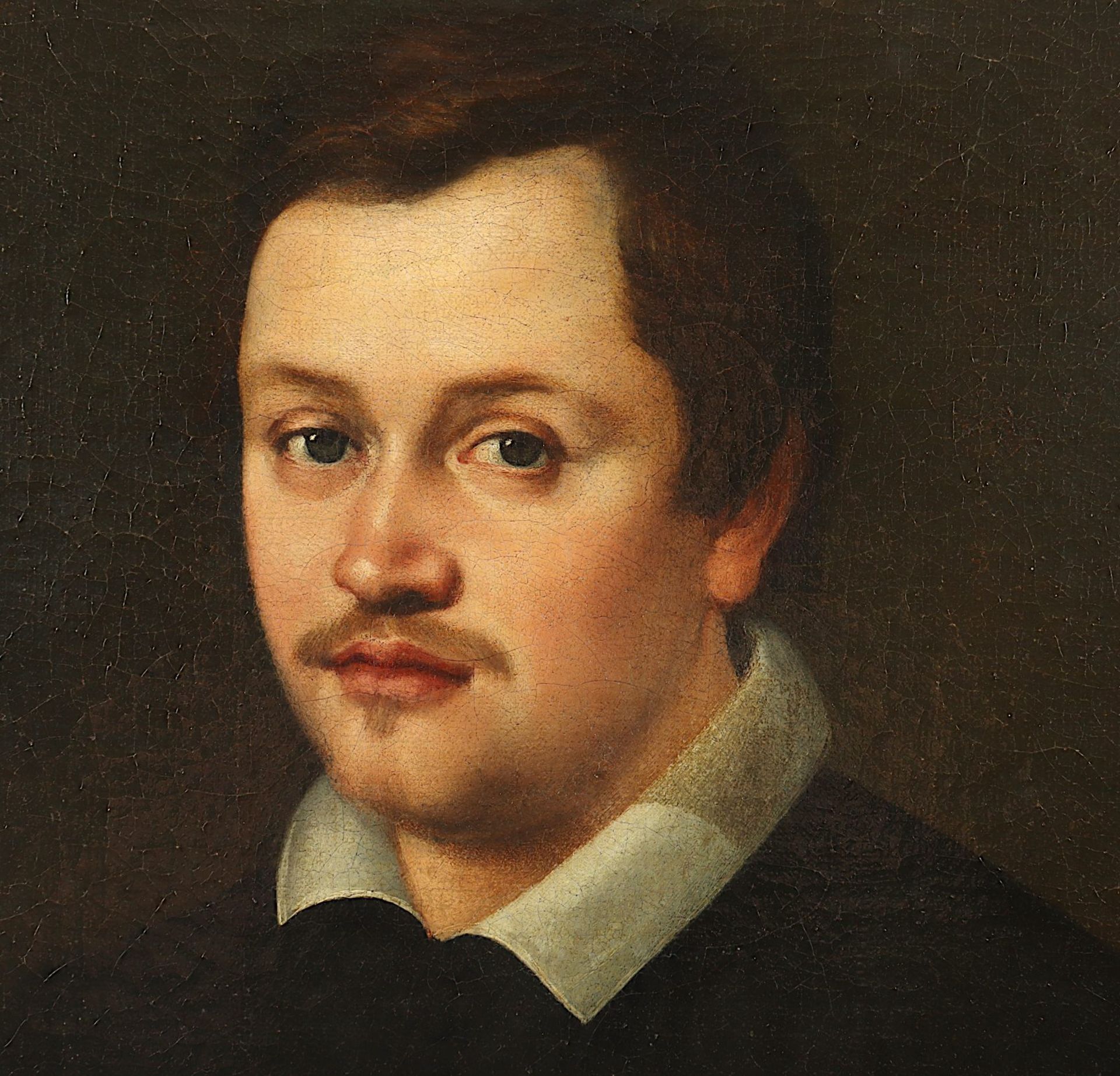 PORTRAITMALER DES 17.JH., "Bildnis eines jungen Mannes mit Buch", R. - Image 3 of 5