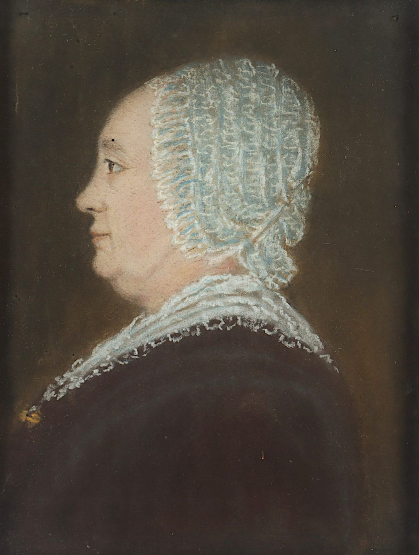 PORTRAITMALER UM 1800, "Zwei Bildnisses eines Ehepaars", R. - Image 3 of 4