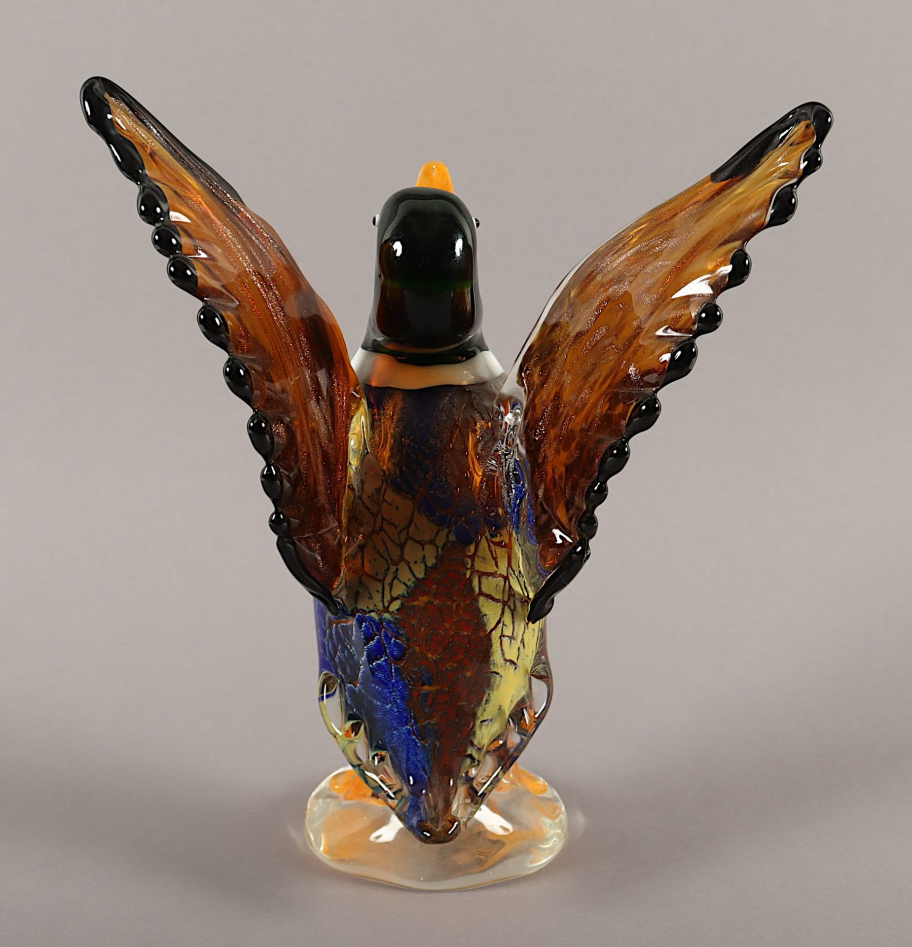 Ente, Glas, wohl BAROVIER & TOSO, Murano - Bild 3 aus 3