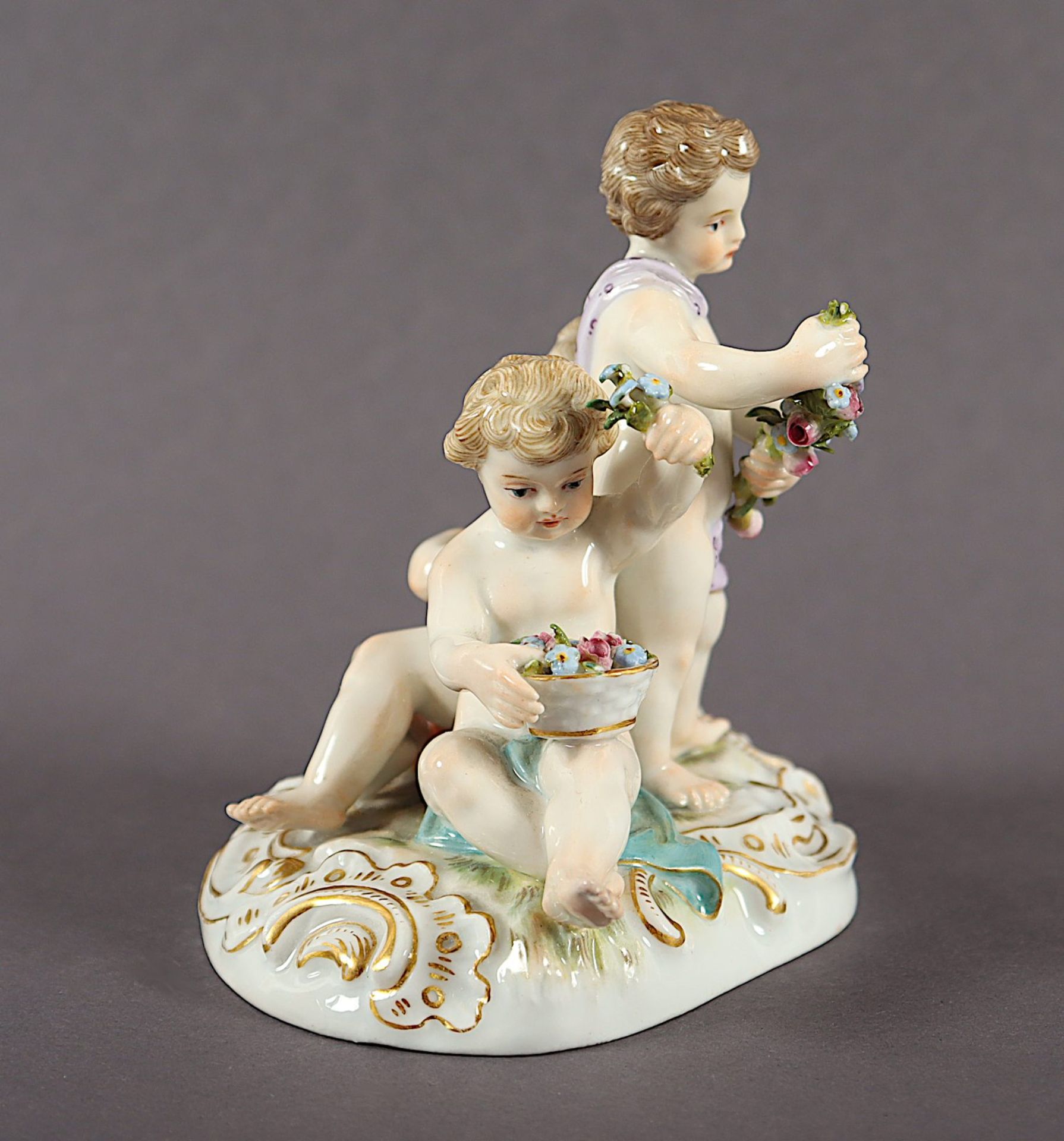 Amorettengruppe, J.J. Kaendler, MEISSEN, E.19.Jh. - Bild 2 aus 4