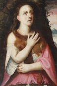 SAKRALMALER DES 17.JH., "Maria Magdalena", besch.