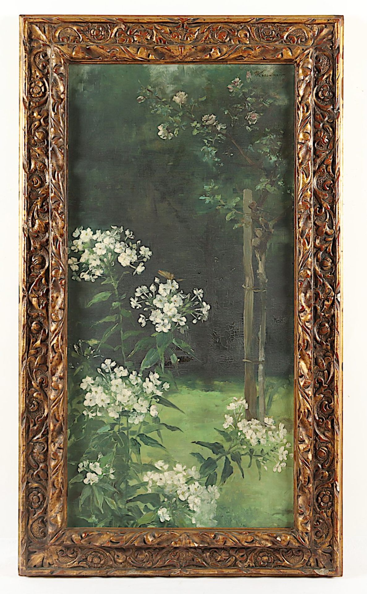 KIRSCHNER, W. (Maler A.20.Jh.), "Gartenansicht", R.