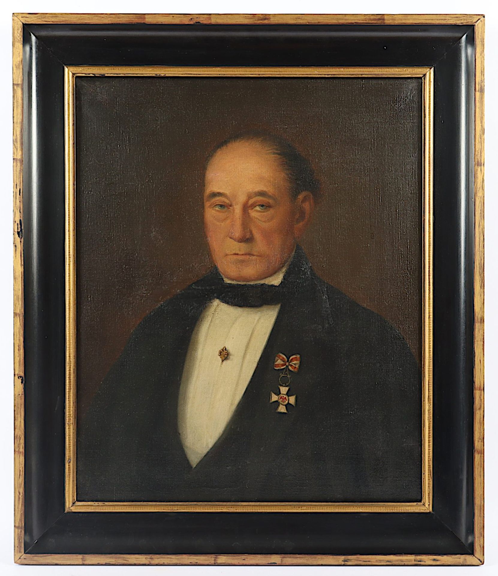 Portraitmaler A.20.JH., "Bildnis eines Mannes mit Roter Adler-Orden", R.