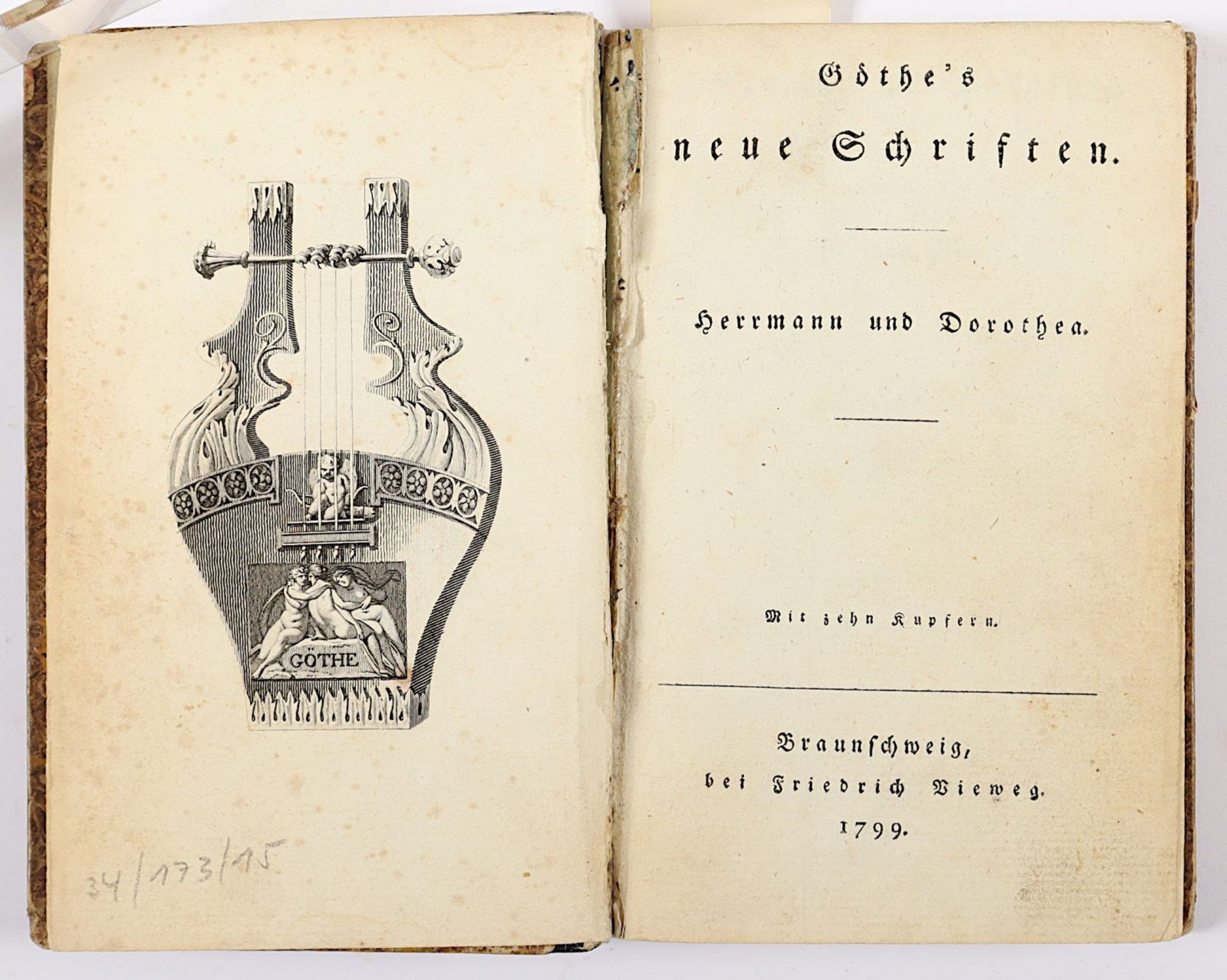 Goethe, Herrmann und Dorothea, Braunschweig, 1799