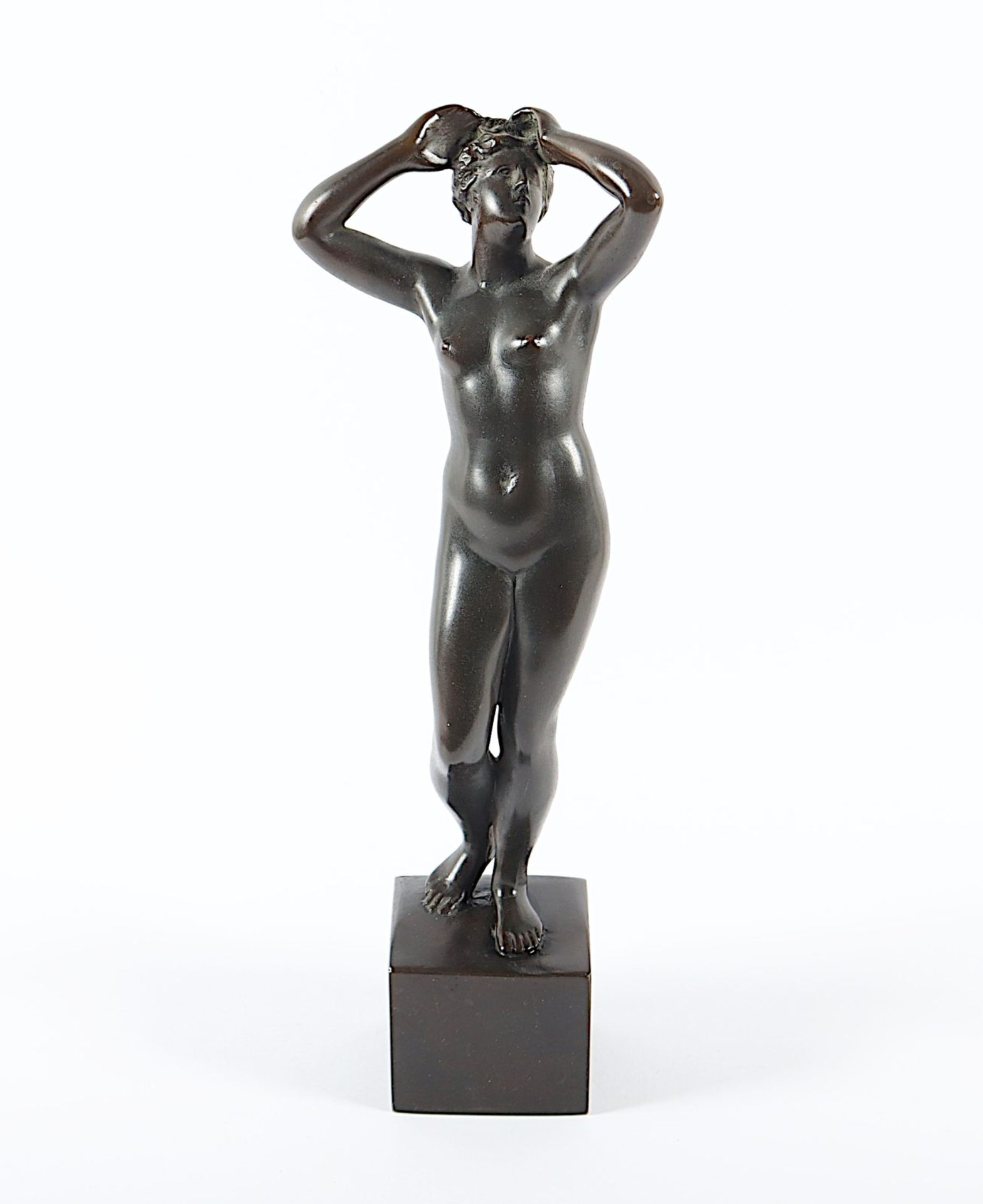 Stehender weiblicher Akt, Bronze, um 1930