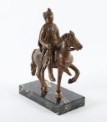 Karl der Große zu Pferde, Bronze, 20.Jh.