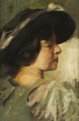 SCHNEIDER, W. (Tschechien 1.H.20.Jh.), "Portrait einer Frau", R.