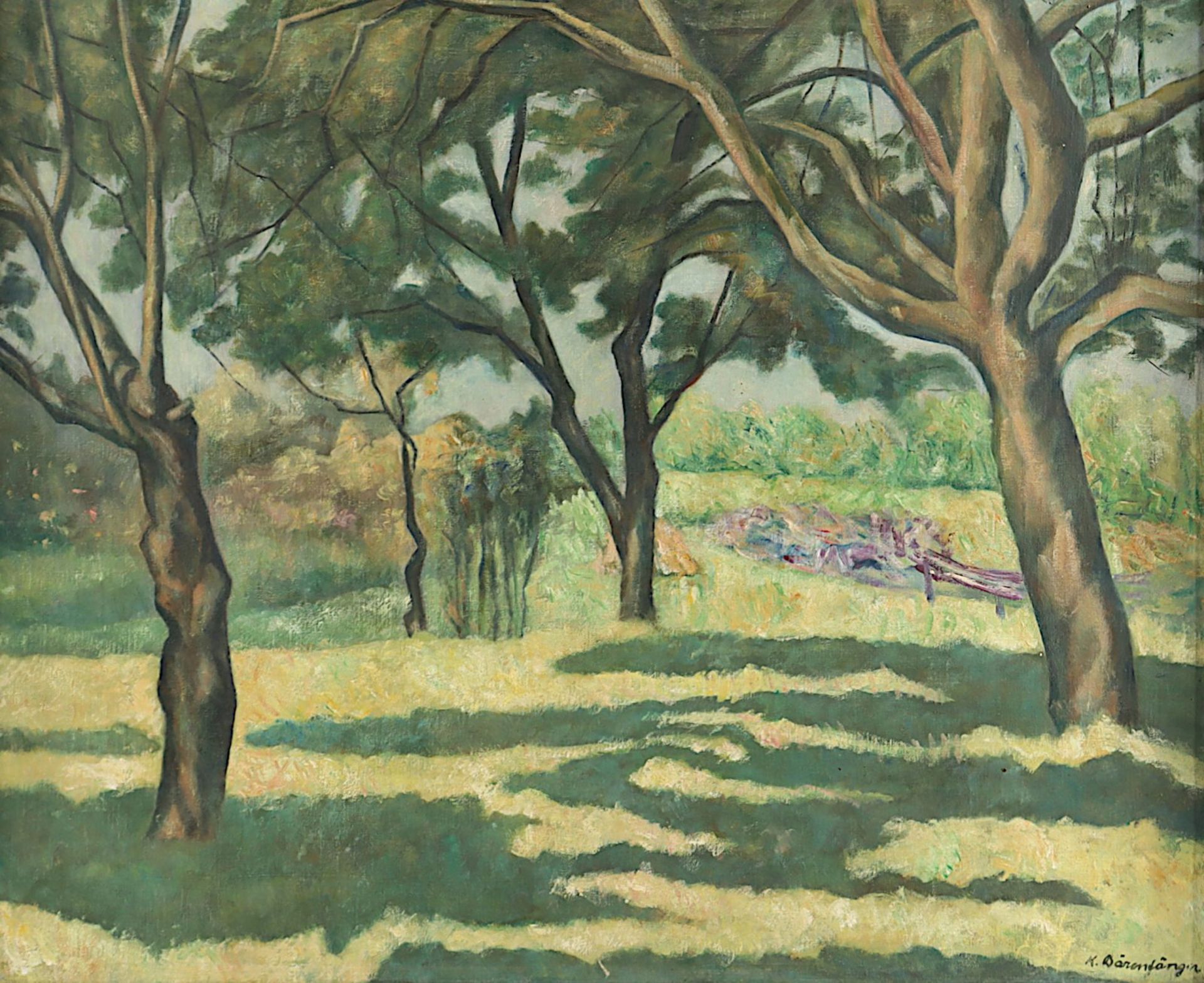 BÄRENFÄNGER, Karl (1888-1947), "Obstbäume", R.