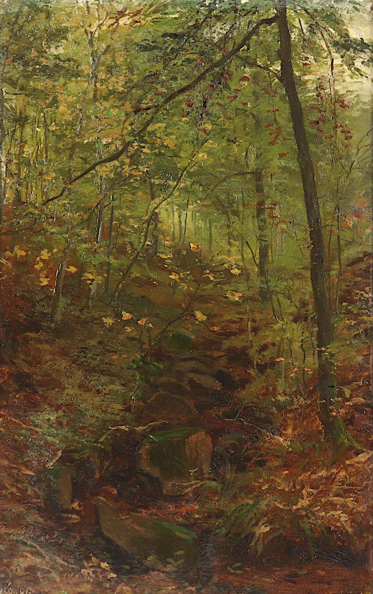 DAUBENSPECK, Carl Friedrich (1857-1931), "Waldinneres", R.