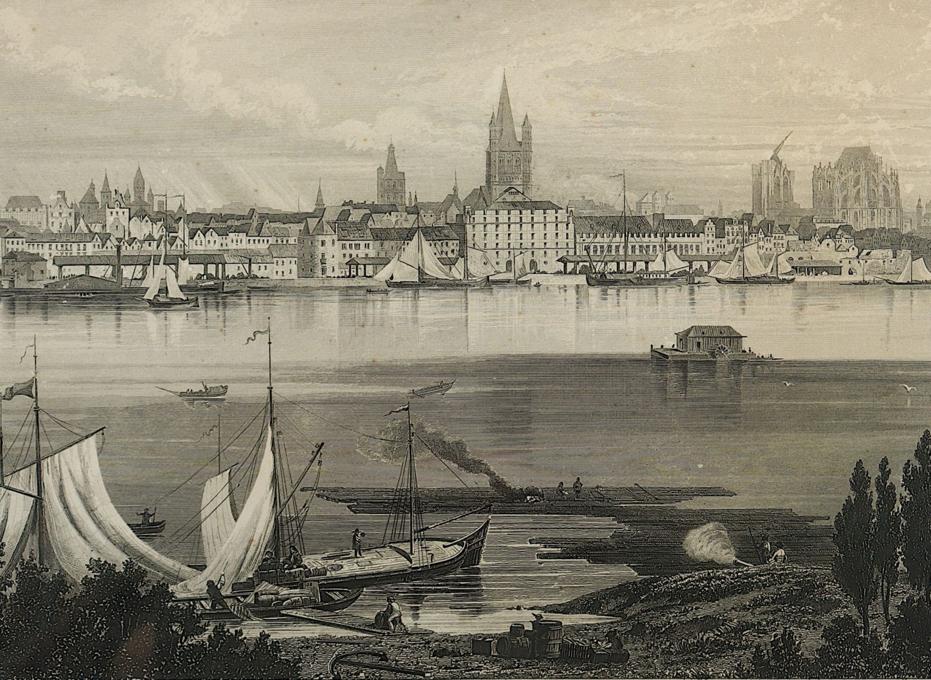 Panorama von Köln, - Image 3 of 4