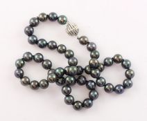 Perlenkette, Tahiti Perlen, 585/ooo WG, Rechnung